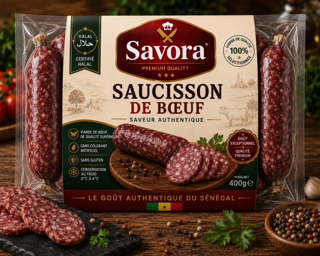 Saucisson de bœuf